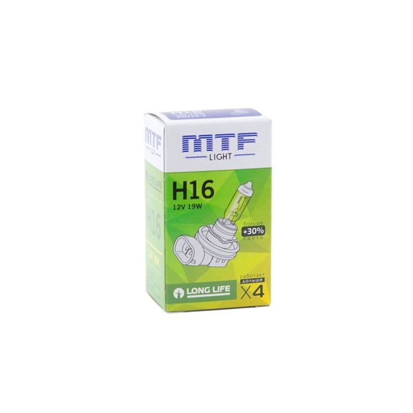 фото Лампа галогенная mtf light h16 штатная (oem) блистер hll1216b