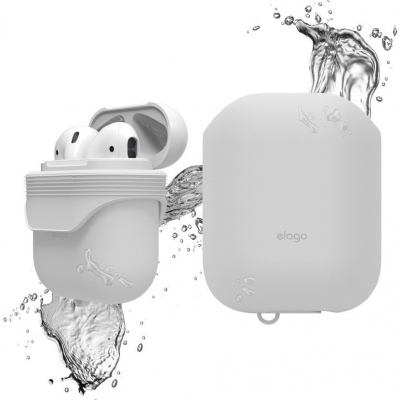 фото Чехол elago waterproof hang case для airpods white