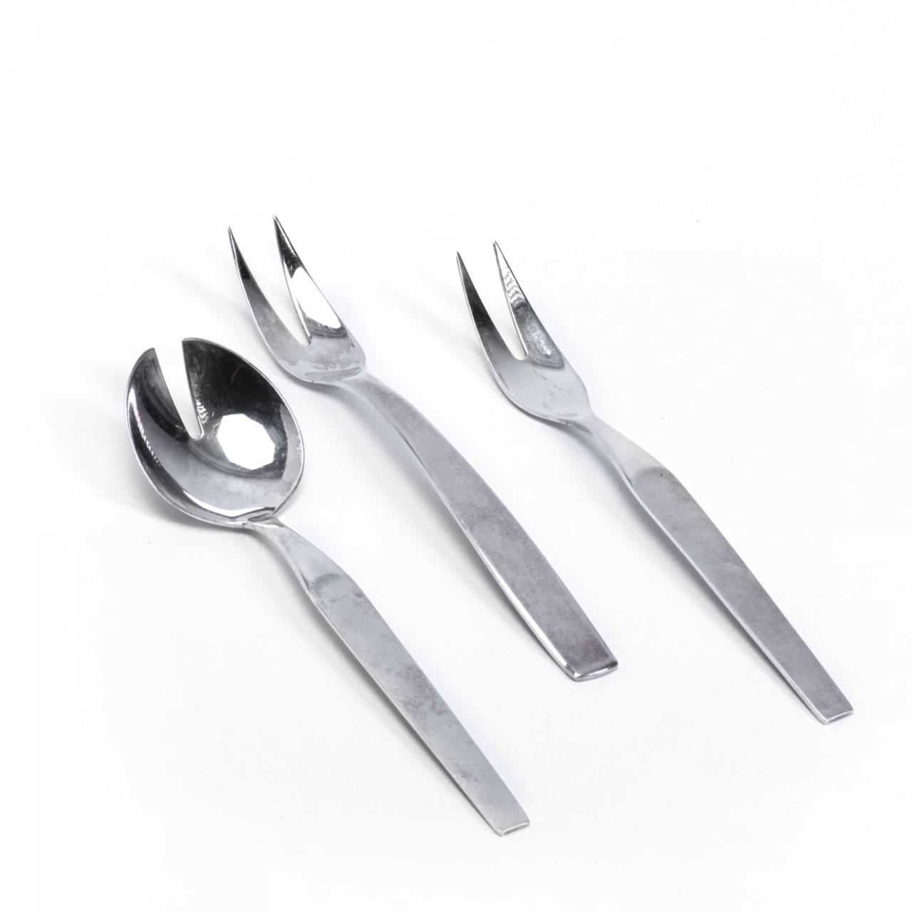 Набор столовых приборов из 3 предметов, Винтаж, сплав металла, СССР, 1979 г., Серебристый
Набор столовых приборов из 3 предметов, Винтаж, сплав металла, СССР, 1979 г., Серебристый