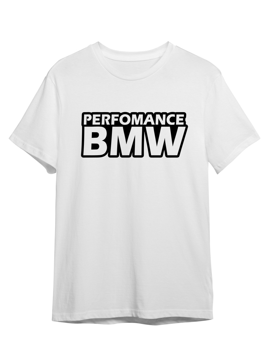 фото Футболка унисекс сувенирshop bmw/бмв/автомобиль 12 белая 3xl (56-58)