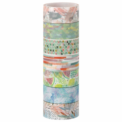 Клейкие WASHI-ленты для декора микс №1, 15 мм х 3 м, 7 цв., ОСТРОВ СОКРОВИЩ, 661709, 4 шт, Разноцветный
Клейкие WASHI-ленты для декора микс №1, 15 мм х 3 м, 7 цв., ОСТРОВ СОКРОВИЩ, 661709, 4 шт, Разноцветный