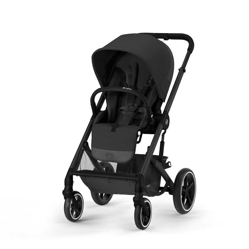 Коляска прогулочная Cybex Balios S Lux BLK Moon Black с дождевиком и бампером, Balios S
Коляска прогулочная Cybex Balios S Lux BLK Moon Black с дождевиком и бампером, Balios S