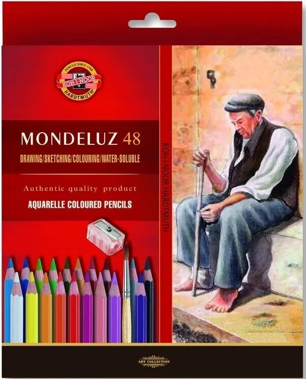 Карандаши цветные 48 цветов Koh-I-Noor Mondeluz Old Man акварельные деревянные художествен
Карандаши цветные 48 цветов Koh-I-Noor Mondeluz Old Man акварельные деревянные художествен