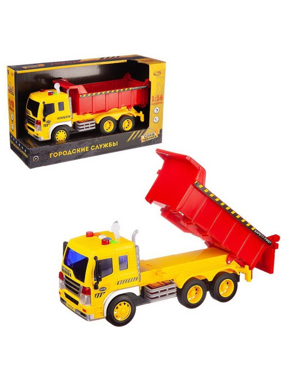 Машинка инерционная AB Toys Самосвал со звуковыми и световыми эффектами, 32,5x12x19 см
Машинка инерционная AB Toys Самосвал со звуковыми и световыми эффектами, 32,5x12x19 см