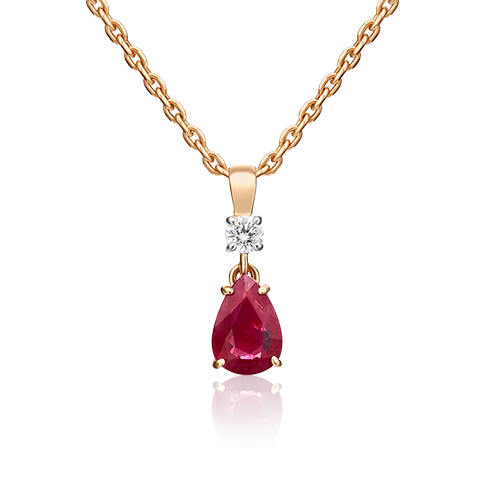 Подвеска из красного золота с рубином/бриллиантом PLATINA jewelry 03-0064-00-107-1110-30, 03-0064-00-107-1110-30
Подвеска из красного золота с рубином/бриллиантом PLATINA jewelry 03-0064-00-107-1110-30, 03-0064-00-107-1110-30