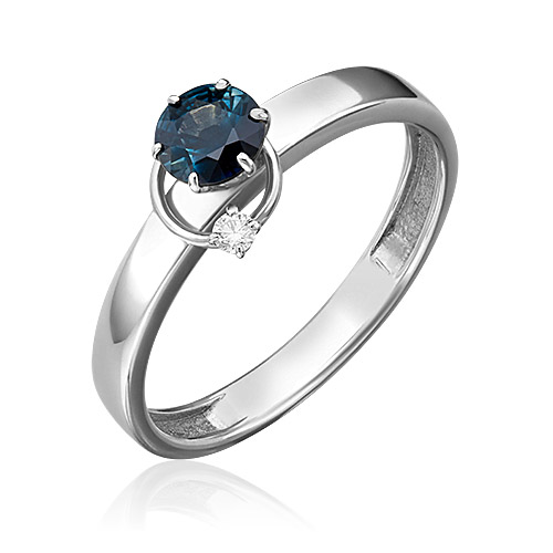 Кольцо из золота с сапфиром/бриллиантом р. 17 PLATINA jewelry 01-5211-00-105-1120-30, 01-5211-00-105-1120-30
Кольцо из золота с сапфиром/бриллиантом р. 17 PLATINA jewelry 01-5211-00-105-1120-30, 01-5211-00-105-1120-30