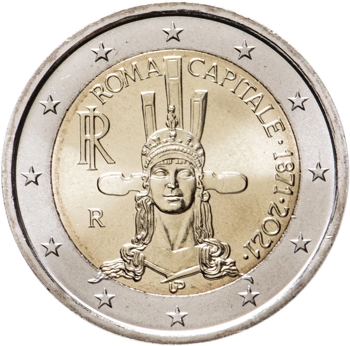 Памятная монета 2 евро 150 лет объявления Рима столицей Италии Италия 2021 г в из мешка
Памятная монета 2 евро 150 лет объявления Рима столицей Италии Италия 2021 г в из мешка