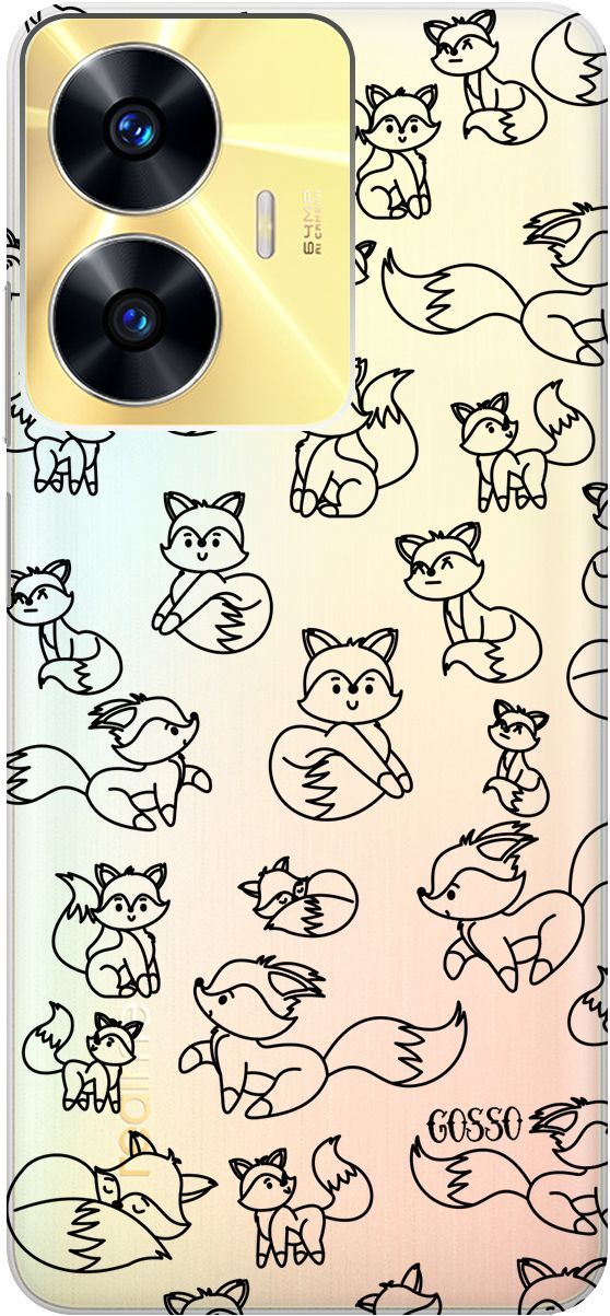 Силиконовый чехол на Realme C55 с 3D принтом "Funny Foxes" прозрачный, Прозрачный;черный, 159498
Силиконовый чехол на Realme C55 с 3D принтом "Funny Foxes" прозрачный, Прозрачный;черный, 159498
