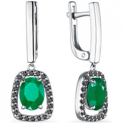 Серьги с агатами и фианитами из серебра Алкор серебро 02-1798_00АГ-00, 02-1798_00АГ-00
Серьги с агатами и фианитами из серебра Алкор серебро 02-1798_00АГ-00, 02-1798_00АГ-00