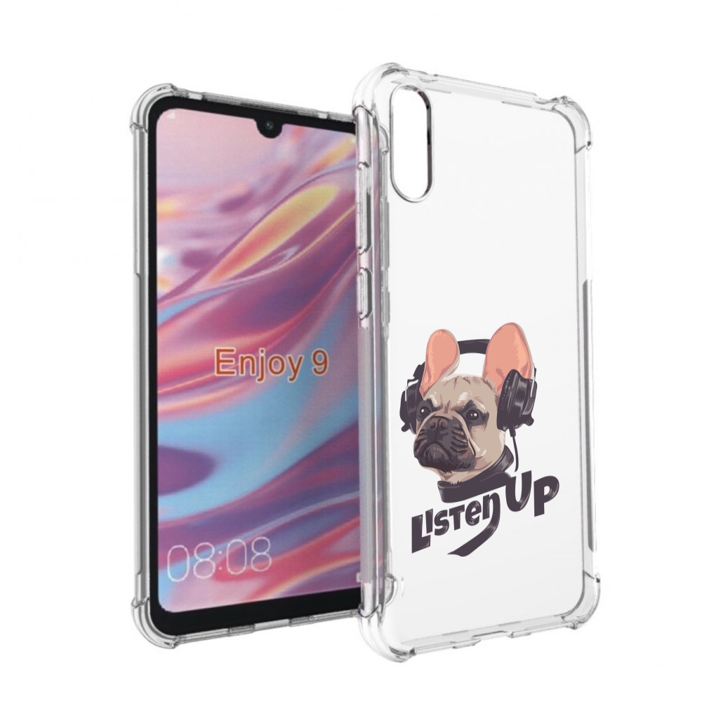 Чехол бампер MyPads бульдог-слушает-музыку для Huawei Enjoy 9, Прозрачный, Tocco 
Чехол бампер MyPads бульдог-слушает-музыку для Huawei Enjoy 9, Прозрачный, Tocco