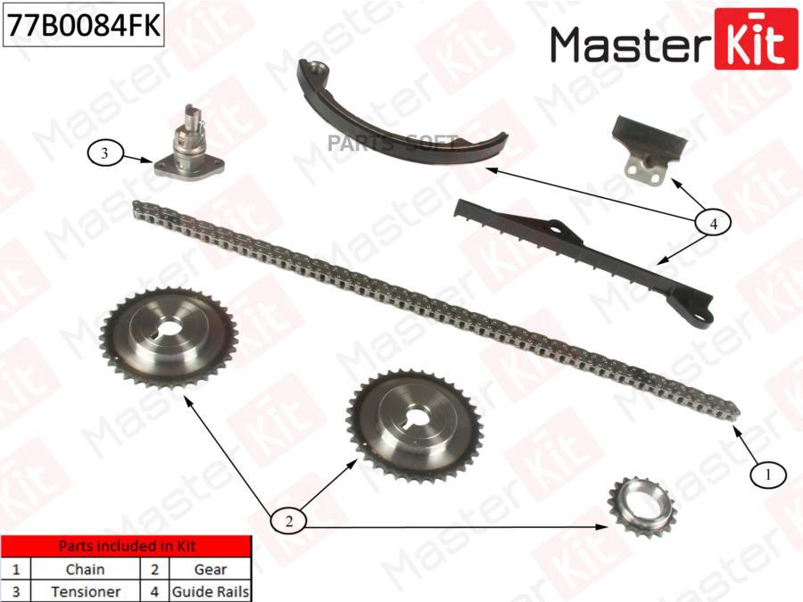 Комплект Цепи Грм Nissan Primera 2.0i 16v Sr20de 92 77b0084fk MasterKit арт. 77B0084FK
Комплект Цепи Грм Nissan Primera 2.0i 16v Sr20de 92 77b0084fk MasterKit арт. 77B0084FK