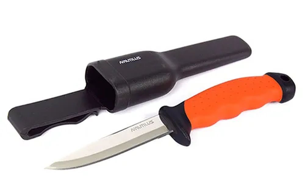 Нож туристический Nautilus NFF042 Orange (рукоять:оранжевая с чёрными вставками),блистер, NFF042
Нож туристический Nautilus NFF042 Orange (рукоять:оранжевая с чёрными вставками),блистер, NFF042