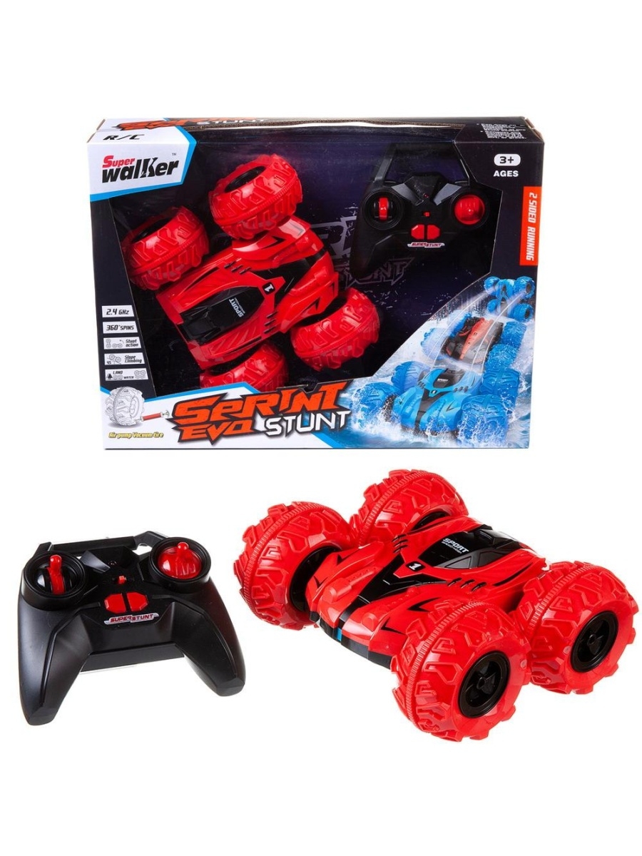 Машинка Junfa toys трюковая, двухстороняя радиоуправляемая, цвет красный, 42,5х31х12 см
Машинка Junfa toys трюковая, двухстороняя радиоуправляемая, цвет красный, 42,5х31х12 см