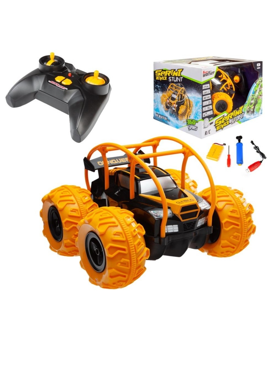 Машинка Junfa toys трюковая двухстороняя радиоуправляемая, цвет зеленный, 36х23х27,5 см
Машинка Junfa toys трюковая двухстороняя радиоуправляемая, цвет зеленный, 36х23х27,5 см