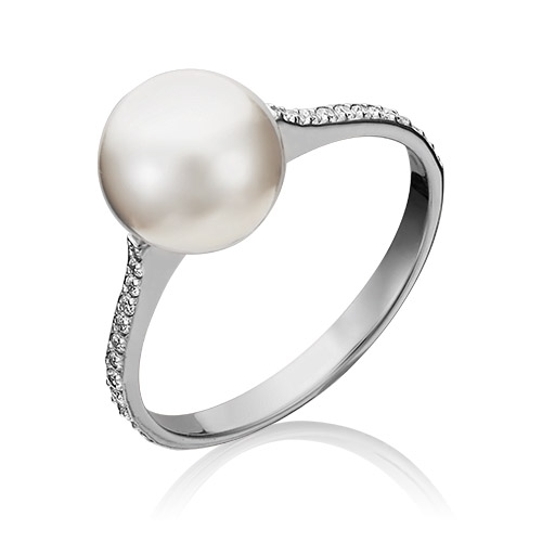 Кольцо из белого золота с фианитом/жемчугом р. 18,5 PLATINA jewelry 01-5336-00-302-1120-31, 01-5336-00-302-1120-31
Кольцо из белого золота с фианитом/жемчугом р. 18,5 PLATINA jewelry 01-5336-00-302-1120-31, 01-5336-00-302-1120-31