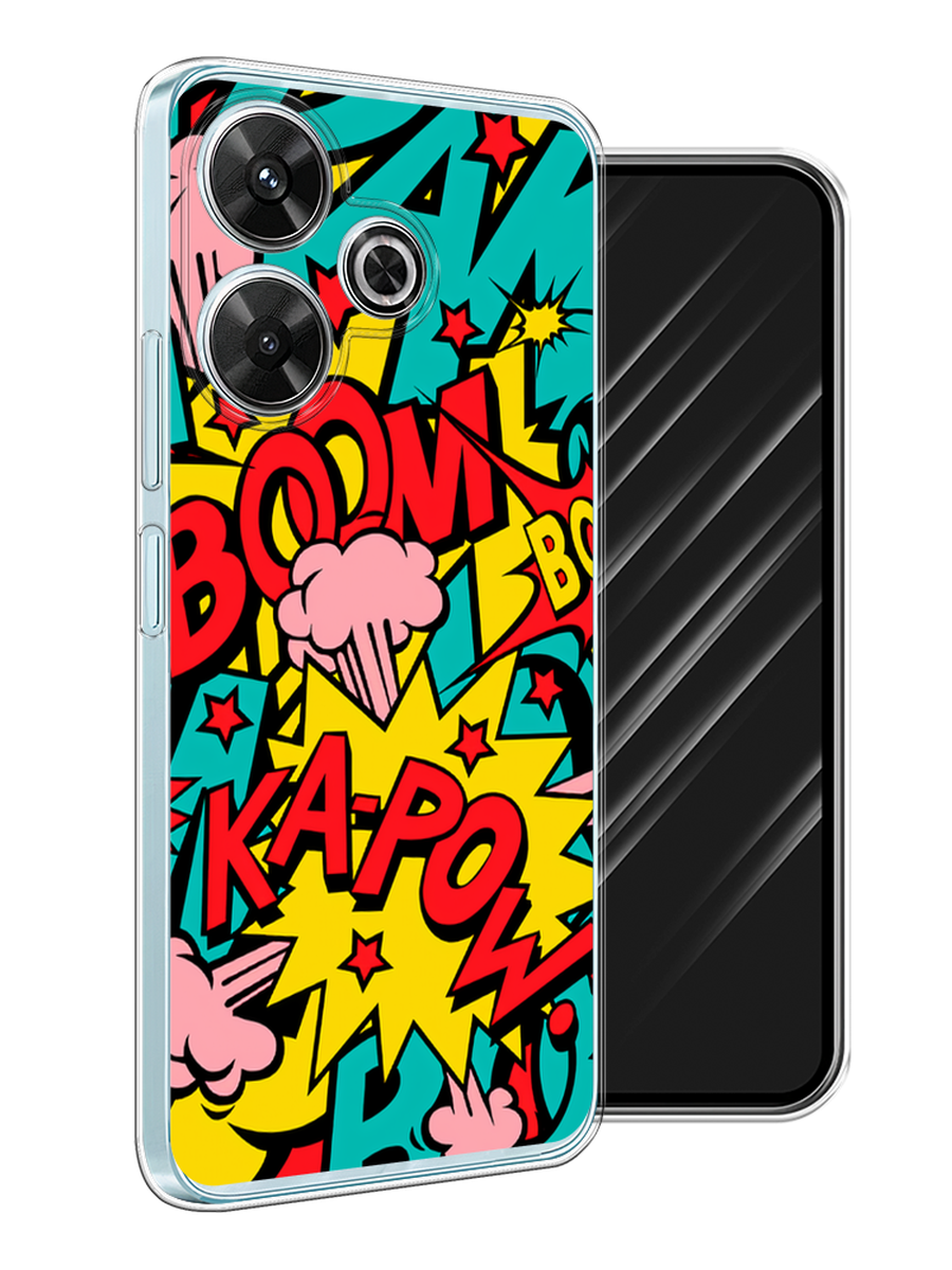 Чехол Awog на Xiaomi Redmi Note 13R/Redmi 13/Poco M6 4G "Постер pop art", Бирюзовый;желтый;красный, 322550-1
Чехол Awog на Xiaomi Redmi Note 13R/Redmi 13/Poco M6 4G "Постер pop art", Бирюзовый;желтый;красный, 322550-1