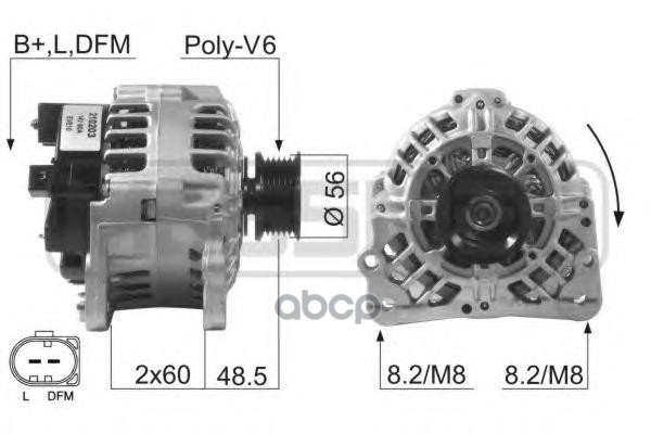 210203_генератор! 12V 90A со шкивомAudi A3/TT, VW Golf IV/Bora,Skoda Fabia/Octavia 1.4-1.8
210203_генератор! 12V 90A со шкивомAudi A3/TT, VW Golf IV/Bora,Skoda Fabia/Octavia 1.4-1.8