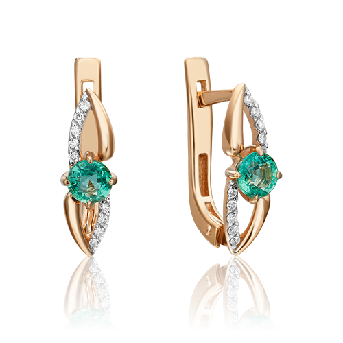 Серьги из красного золота с бриллиантом/изумрудом PLATINA jewelry 02-0961-00-106-1110-30, 02-0961-00-106-1110-30
Серьги из красного золота с бриллиантом/изумрудом PLATINA jewelry 02-0961-00-106-1110-30, 02-0961-00-106-1110-30