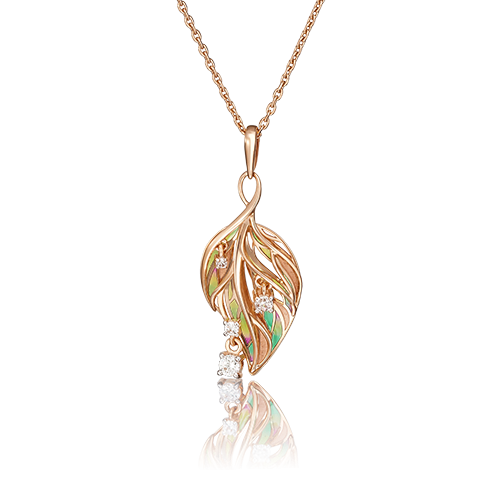 Кулон из красного золота PLATINA jewelry 03-2734-00-401-1110-48, фианит/эмаль, 03-2734-00-401-1110-48
Кулон из красного золота PLATINA jewelry 03-2734-00-401-1110-48, фианит/эмаль, 03-2734-00-401-1110-48