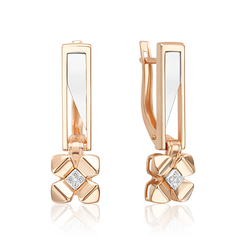 Серьги из комбинированного золота с бриллиантом PLATINA jewelry 02-4992-00-101-1111, 02-4992-00-101-1111
Серьги из комбинированного золота с бриллиантом PLATINA jewelry 02-4992-00-101-1111, 02-4992-00-101-1111