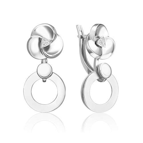 Серьги из белого золота с бриллиантом PLATINA jewelry 02-5014-00-101-1120, 02-5014-00-101-1120
Серьги из белого золота с бриллиантом PLATINA jewelry 02-5014-00-101-1120, 02-5014-00-101-1120
