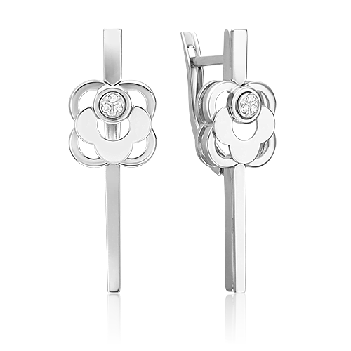 Серьги из белого золота с бриллиантом PLATINA jewelry 02-5028-00-101-1120, 02-5028-00-101-1120
Серьги из белого золота с бриллиантом PLATINA jewelry 02-5028-00-101-1120, 02-5028-00-101-1120