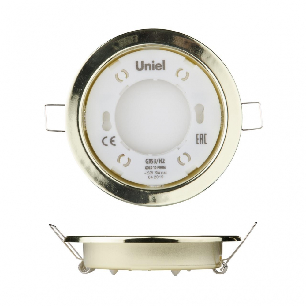 Набор из 10 шт, Встраиваемый ультратонкий светильник Uniel GX53/H2 GOLD 10 PROM (UL-000050
Набор из 10 шт, Встраиваемый ультратонкий светильник Uniel GX53/H2 GOLD 10 PROM (UL-000050