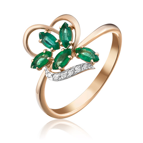 Кольцо из золота с бриллиантом/изумрудом р. 16,5 PLATINA jewelry 01-1521-00-106-1110-30, 01-1521-00-106-1110-30
Кольцо из золота с бриллиантом/изумрудом р. 16,5 PLATINA jewelry 01-1521-00-106-1110-30, 01-1521-00-106-1110-30