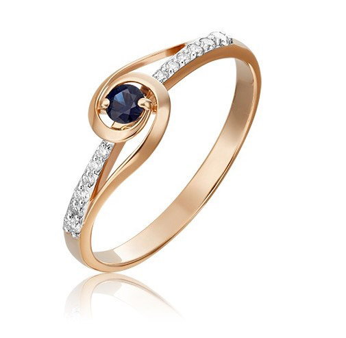 Кольцо из красного золота р. PLATINA jewelry 01-1524-00-105-1110-30, сапфир/бриллиант, 01-1524-00-105-1110-30
Кольцо из красного золота р. PLATINA jewelry 01-1524-00-105-1110-30, сапфир/бриллиант, 01-1524-00-105-1110-30