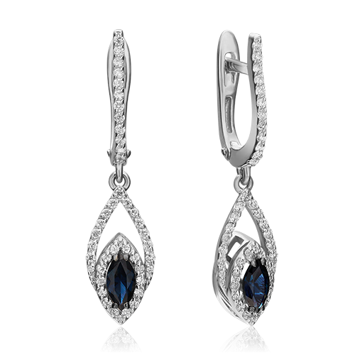 Серьги из белого золота с сапфиром/бриллиантом PLATINA jewelry 02-0959-00-105-1120-30, 02-0959-00-105-1120-30
Серьги из белого золота с сапфиром/бриллиантом PLATINA jewelry 02-0959-00-105-1120-30, 02-0959-00-105-1120-30