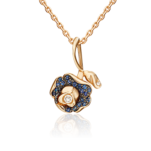 Кулон из красного золота PLATINA jewelry 03-0549-00-105-1110-30, сапфир/бриллиант, 03-0549-00-105-1110-30
Кулон из красного золота PLATINA jewelry 03-0549-00-105-1110-30, сапфир/бриллиант, 03-0549-00-105-1110-30