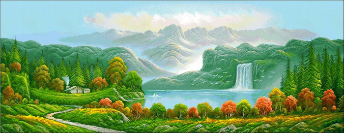 Алмазная мозаика Яркие грани Чудесное озеро (Полная выкладка, 75х195 см, квадратные стразы
Алмазная мозаика Яркие грани Чудесное озеро (Полная выкладка, 75х195 см, квадратные стразы