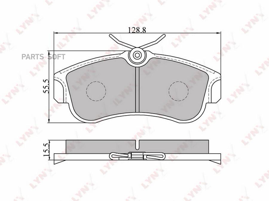 Тормозные колодки LYNXauto дисковые BD5735
Тормозные колодки LYNXauto дисковые BD5735