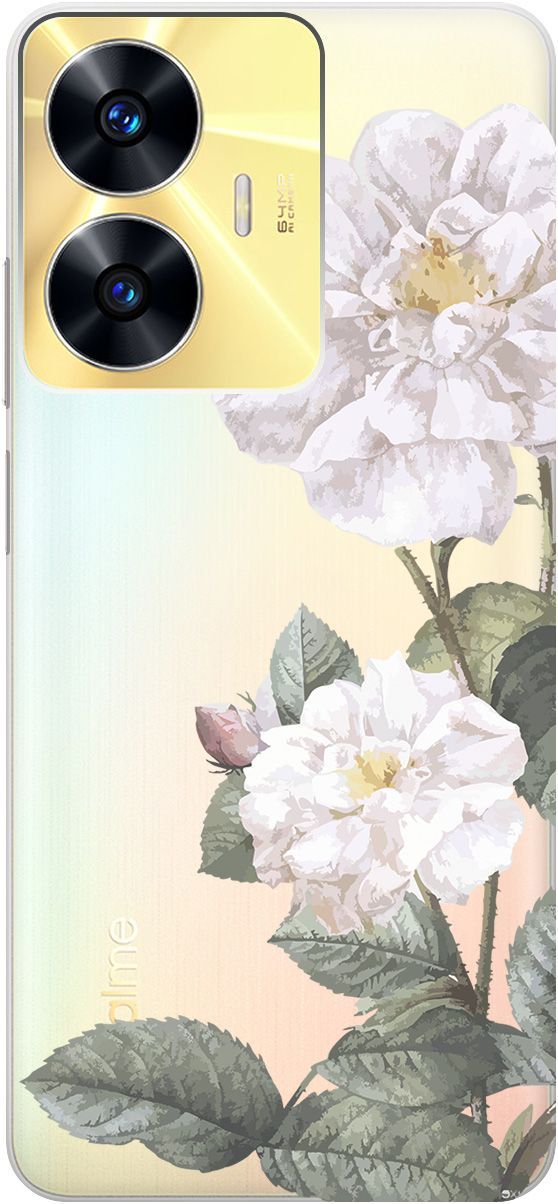 Силиконовый чехол на Realme C55 с 3D принтом "White Rose" прозрачный, Прозрачный;черный, 159499
Силиконовый чехол на Realme C55 с 3D принтом "White Rose" прозрачный, Прозрачный;черный, 159499