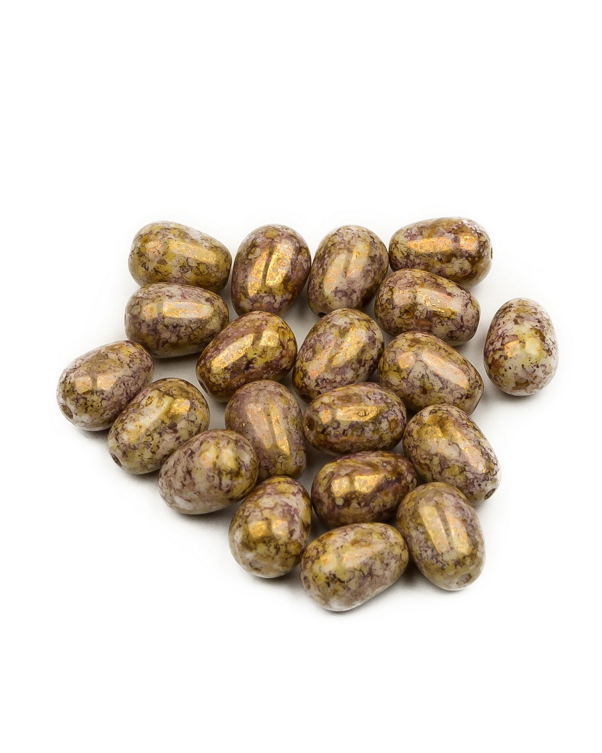 Бусины Czech Beads - капля, Glass drops, 11х8 мм Chalk White Lila Gold Luster, 20 шт, Разноцветный, Drops
Бусины Czech Beads - капля, Glass drops, 11х8 мм Chalk White Lila Gold Luster, 20 шт, Разноцветный, Drops