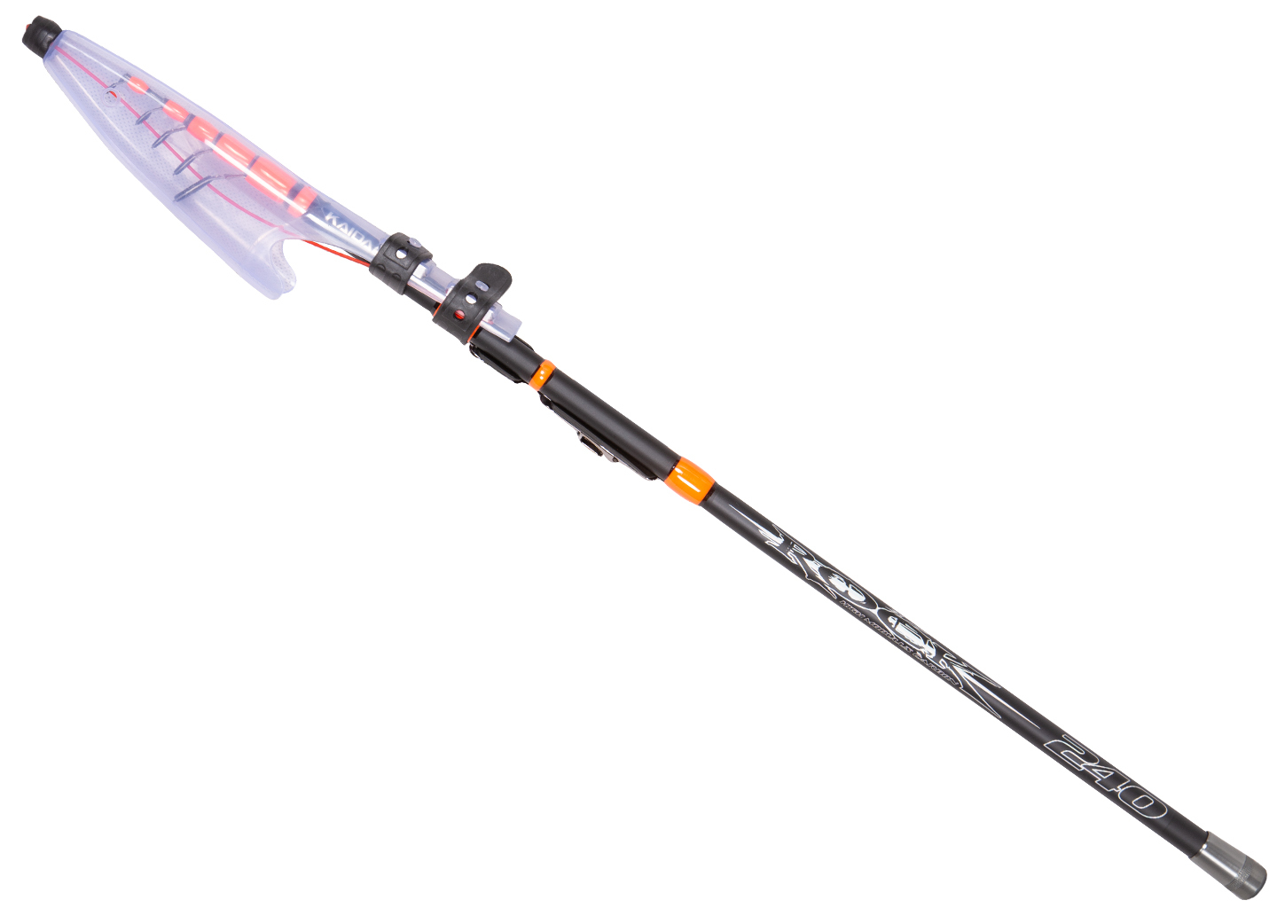 Удилище Kaida ROCK 2.40м 5-25гр, с кольцами, телескоп,154-240, Rock 
Удилище Kaida ROCK 2.40м 5-25гр, с кольцами, телескоп,154-240, Rock