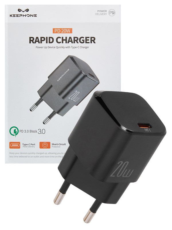 Быстрая зарядка Keephone для iPhone 15 Type-C адаптер 20W Чёрный, зарядка для iPhone 15 Type-C 20W
Быстрая зарядка Keephone для iPhone 15 Type-C адаптер 20W Чёрный, зарядка для iPhone 15 Type-C 20W