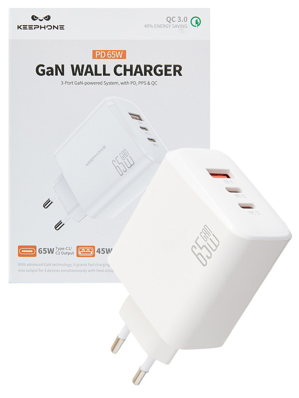 Быстрая зарядка Keephone для ITEL USB Type-C адаптер 65W Белый, зарядка для ITEL USB Type-C 65W
Быстрая зарядка Keephone для ITEL USB Type-C адаптер 65W Белый, зарядка для ITEL USB Type-C 65W