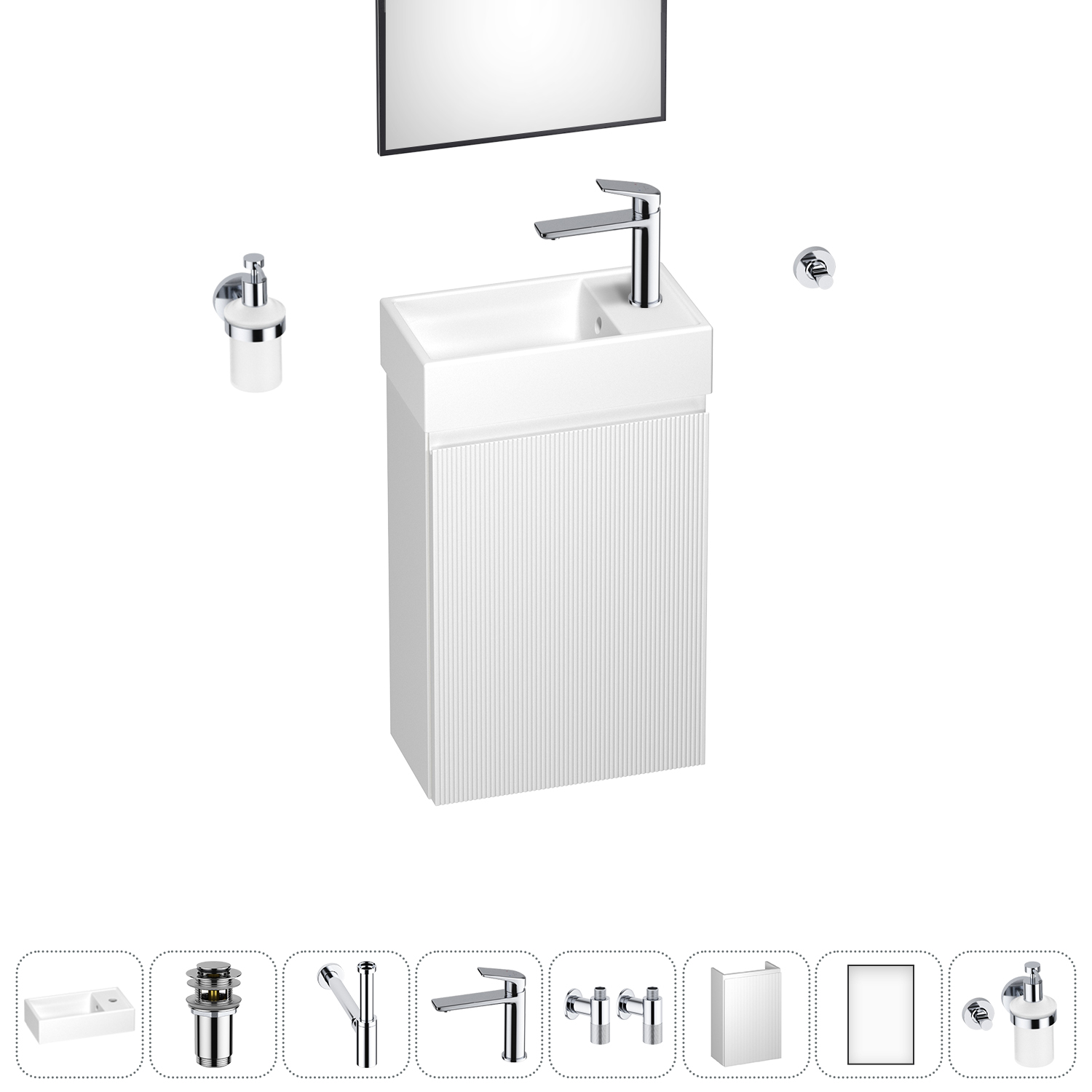 Подвесная тумба с раковиной для ванной и туалета Wellsee WC Area 202010483 в наборе 9 в 1, Хром, WC AREA_complects_хром
Подвесная тумба с раковиной для ванной и туалета Wellsee WC Area 202010483 в наборе 9 в 1, Хром, WC AREA_complects_хром