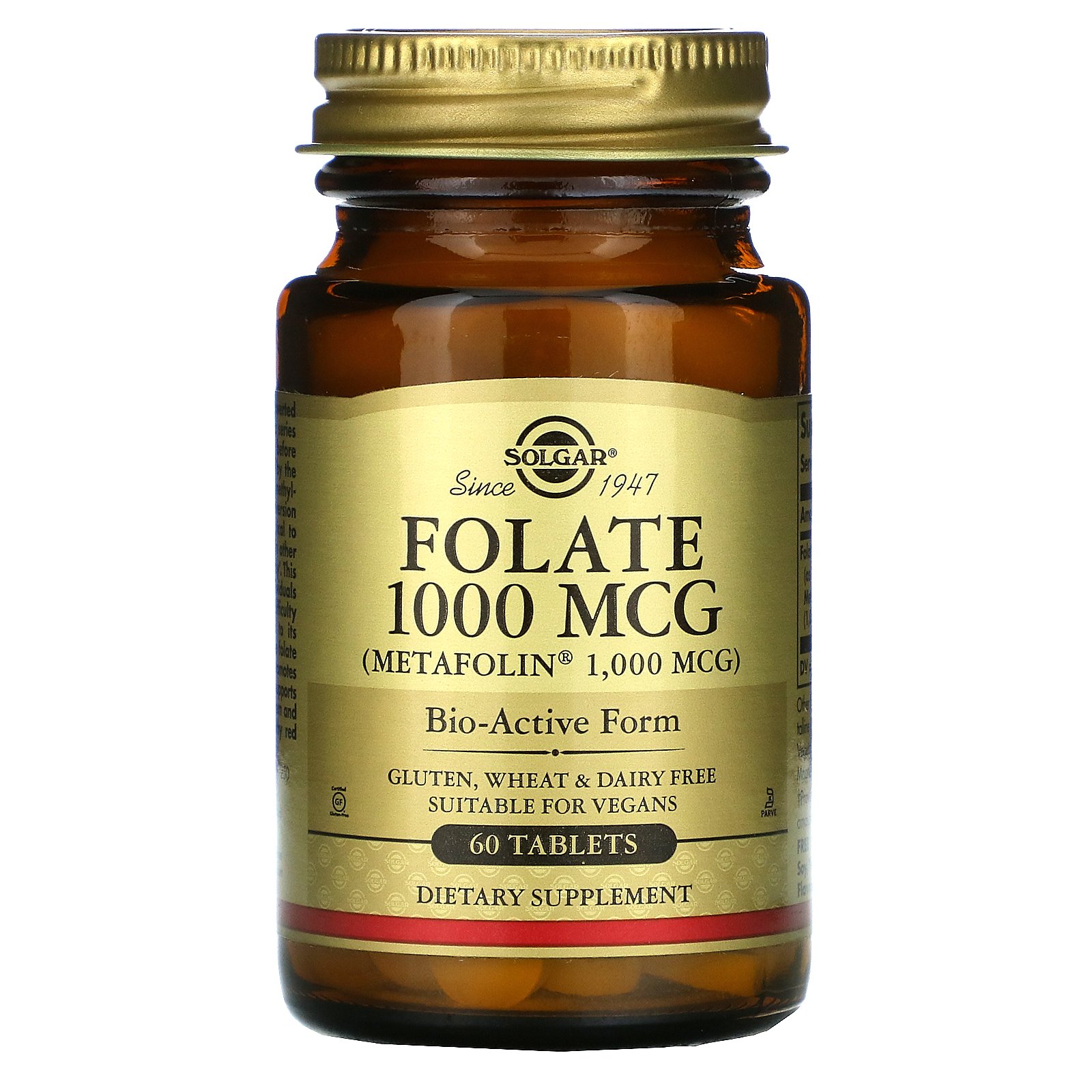 Фолат Метафолин SOLGAR Folate 1000 mcg as Metafolin таблетки 60 шт., Folate 1000 mcg as Metafolin
Фолат Метафолин SOLGAR Folate 1000 mcg as Metafolin таблетки 60 шт., Folate 1000 mcg as Metafolin