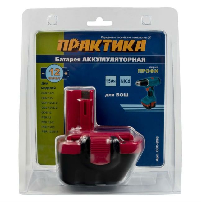 Аккумулятор NiCd для электроинструмента Практика 030-856, аккумулятор NiCd для электроинструмента 030-856
Аккумулятор NiCd для электроинструмента Практика 030-856, аккумулятор NiCd для электроинструмента 030-856