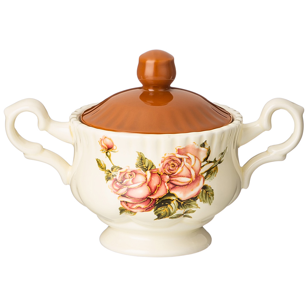 Набор из 2 штук Сахарница Agness Корейская роза 19х11х13см 400мл керамика 358-1316_, Бежевый
Набор из 2 штук Сахарница Agness Корейская роза 19х11х13см 400мл керамика 358-1316_, Бежевый