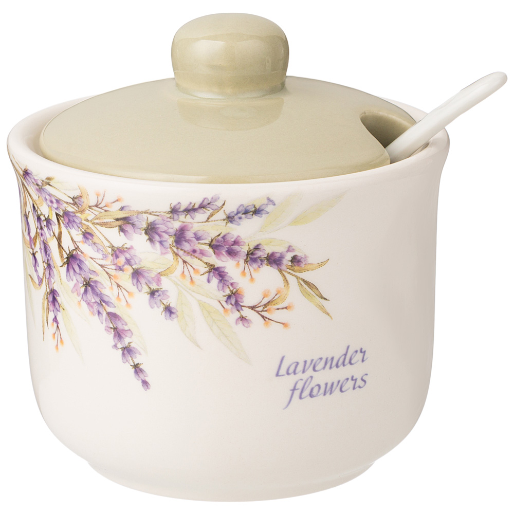 Сахарница с ложкой Agness Душа Прованса 10х10х9.5см 300мл керамика 358-2057_, Белый
Сахарница с ложкой Agness Душа Прованса 10х10х9.5см 300мл керамика 358-2057_, Белый