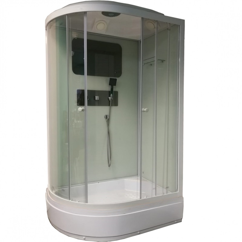 Душевая кабина Parly Bianco BMM120R 120x80х215 профиль белый, стекло прозрачное, правая, BMM120R
Душевая кабина Parly Bianco BMM120R 120x80х215 профиль белый, стекло прозрачное, правая, BMM120R