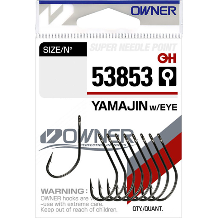 Крючки одинарные OWNER 53853 Yamajin w/Eye BC #10 (13 шт/уп), Черный;серебристый, 53853 Yamajin w/Eye BC
Крючки одинарные OWNER 53853 Yamajin w/Eye BC #10 (13 шт/уп), Черный;серебристый, 53853 Yamajin w/Eye BC