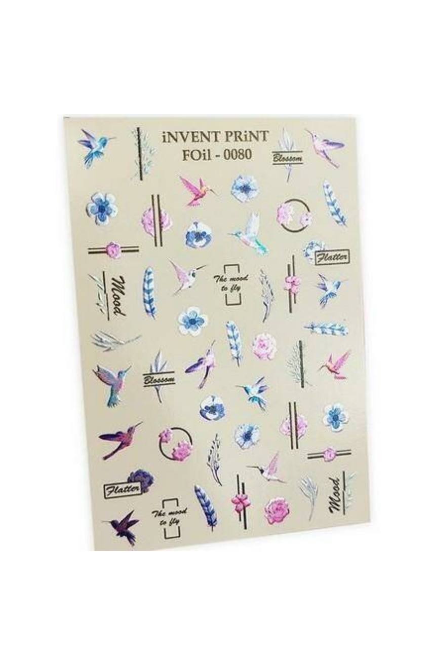 Фольгированный слайдер iNVENT PRiNT, «Колибри. Цветы. Геометрия. Перья» №FOiL-080, 3 шт., Разноцветный
Фольгированный слайдер iNVENT PRiNT, «Колибри. Цветы. Геометрия. Перья» №FOiL-080, 3 шт., Разноцветный
