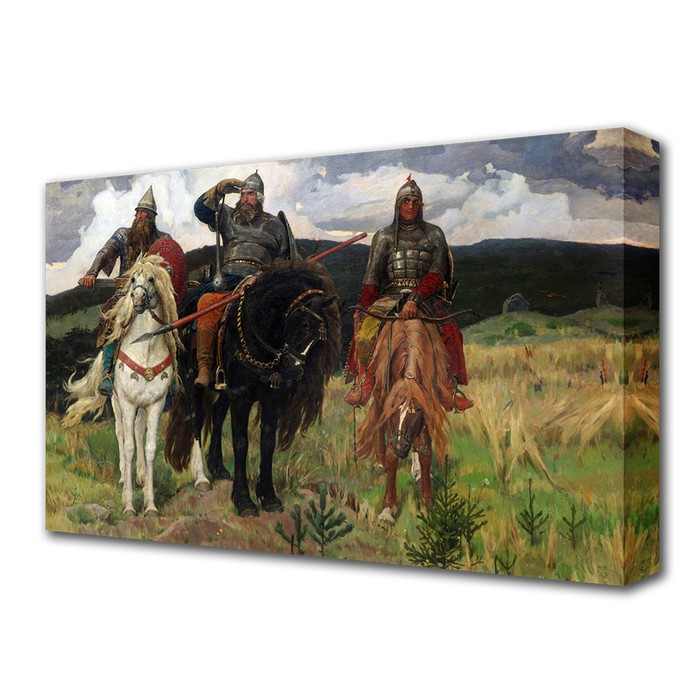 Картина на холсте "Три богатыря" 60*100 см
Картина на холсте "Три богатыря" 60*100 см