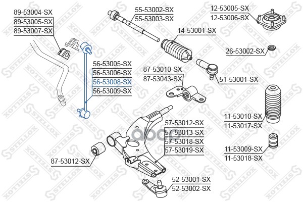 Тяга стабилизатора Stellox 5653008sx, Тяга стабилизатора Stellox 5653008sx Stellox 5653008sx
Тяга стабилизатора Stellox 5653008sx, Тяга стабилизатора Stellox 5653008sx Stellox 5653008sx
