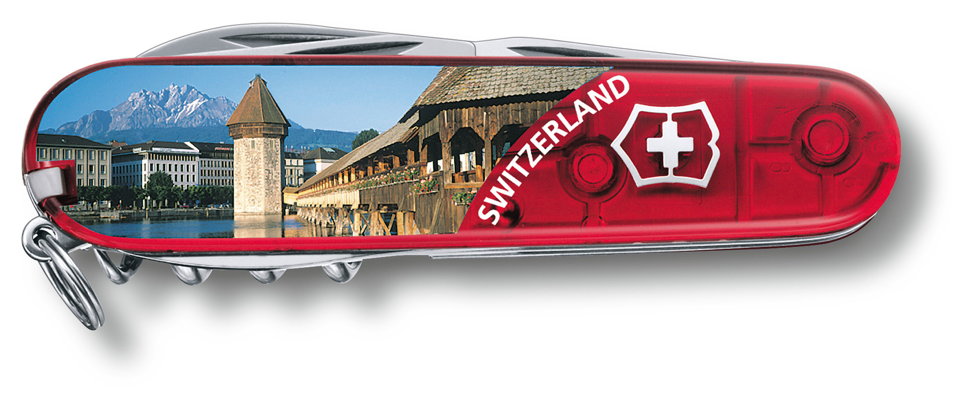 Нож перочинный Victorinox Climber Luzern (1.3703.TE1) 91мм 14функц. красный полупрозрачный, Climber Luzern
Нож перочинный Victorinox Climber Luzern (1.3703.TE1) 91мм 14функц. красный полупрозрачный, Climber Luzern