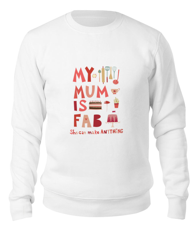 Свитшот унисекс Printio Моя мама потрясающая (my mum is fab) белый S, Моя мама потрясающая (my mum is fab)
Свитшот унисекс Printio Моя мама потрясающая (my mum is fab) белый S, Моя мама потрясающая (my mum is fab)